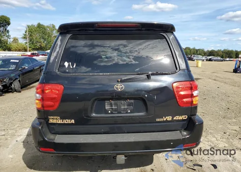 2002 Toyota Sequoia Limited from USA, damaged, VIN 5TDBT48A82S102991